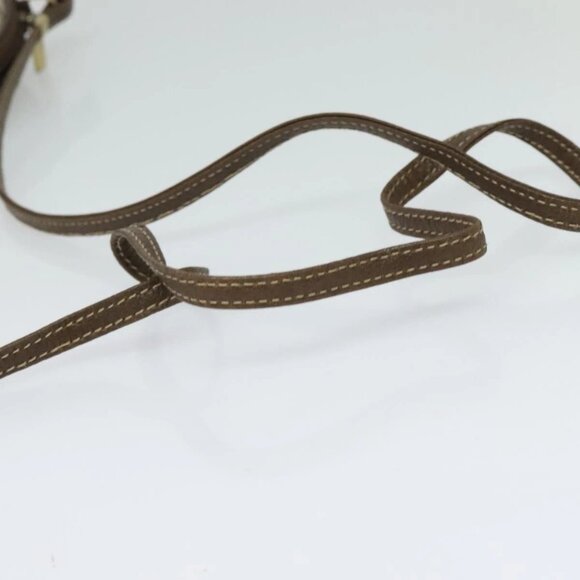 GUCCI GG Supreme Shoulder Bag PVC Beige Gold Auth 128434 - Picture 8 of 16